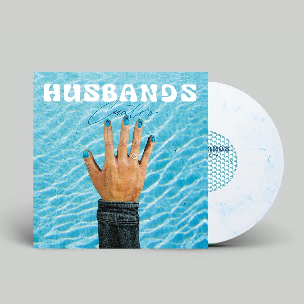 Cuatro [Stonewashed Opaque White White with Blue Swirl LP] Vinyl Record