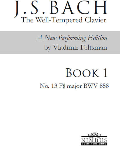 Bach,j.s. / Feltsman,vladimir - Book 1 - No. 13 F# Major - Books