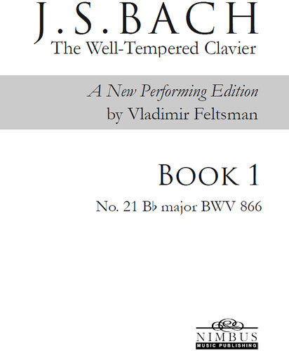 Bach,j.s. / Feltsman,vladimir - Book 1 - No. 21 Bb Major - Books