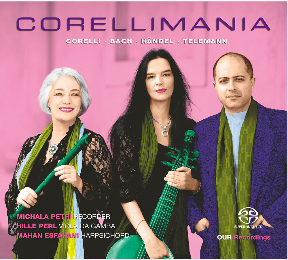 the album cover for J Bach .S. / Esfahani / Petri - Corellimania