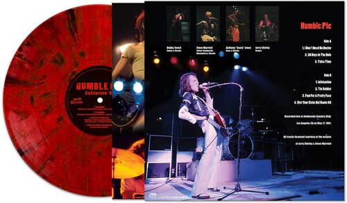Humble Pie - California '81 [Red Marble] Vinyl Record