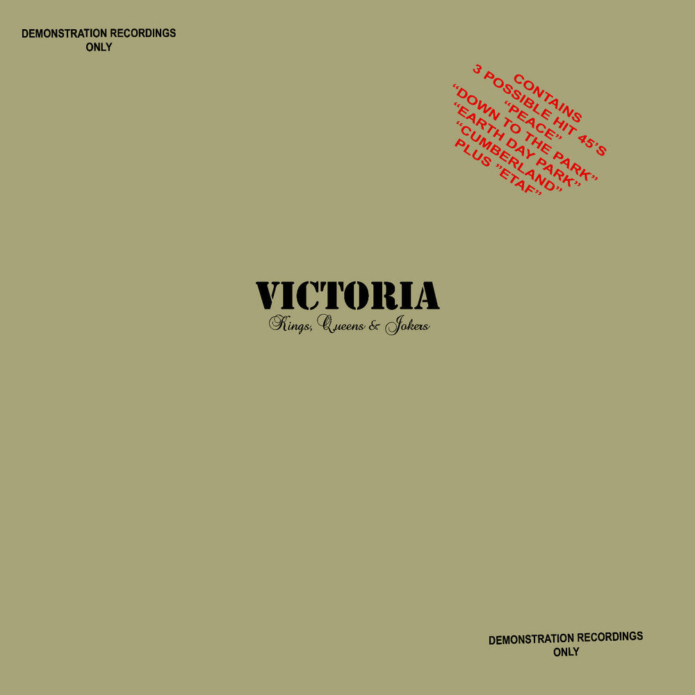 the album cover for Victoria - Kings, Queens & Jokers