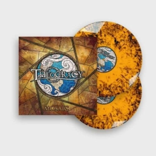 Theocracy - Mosaic - Orange with Black Dust Colored Vinyl Vinyl Record