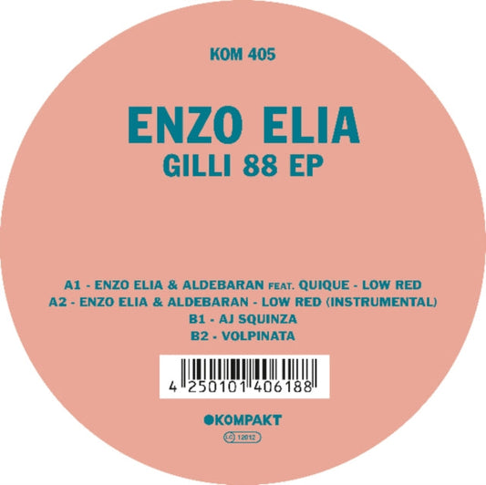 Enzo Elia - Gilli 88 Ep - 12 Inch Vinyl