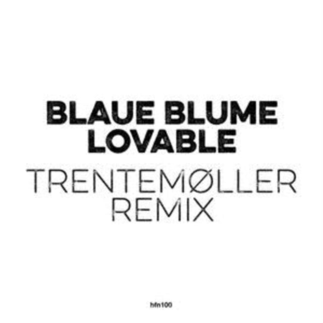 Blaue Blume - Lovable (Trentemoller Remix) - 10 Inch Vinyl Record