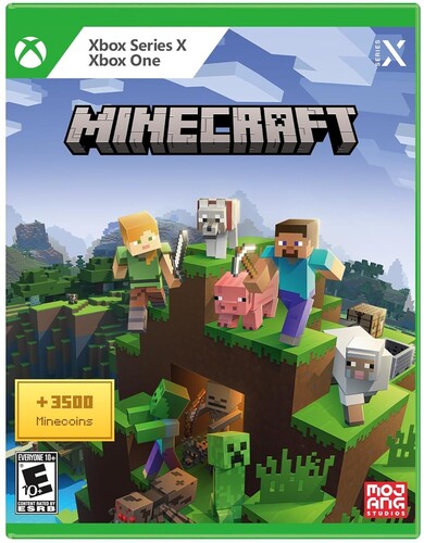 Xbox One Series X  Minecraft + 3500 Minecoins - Video Game