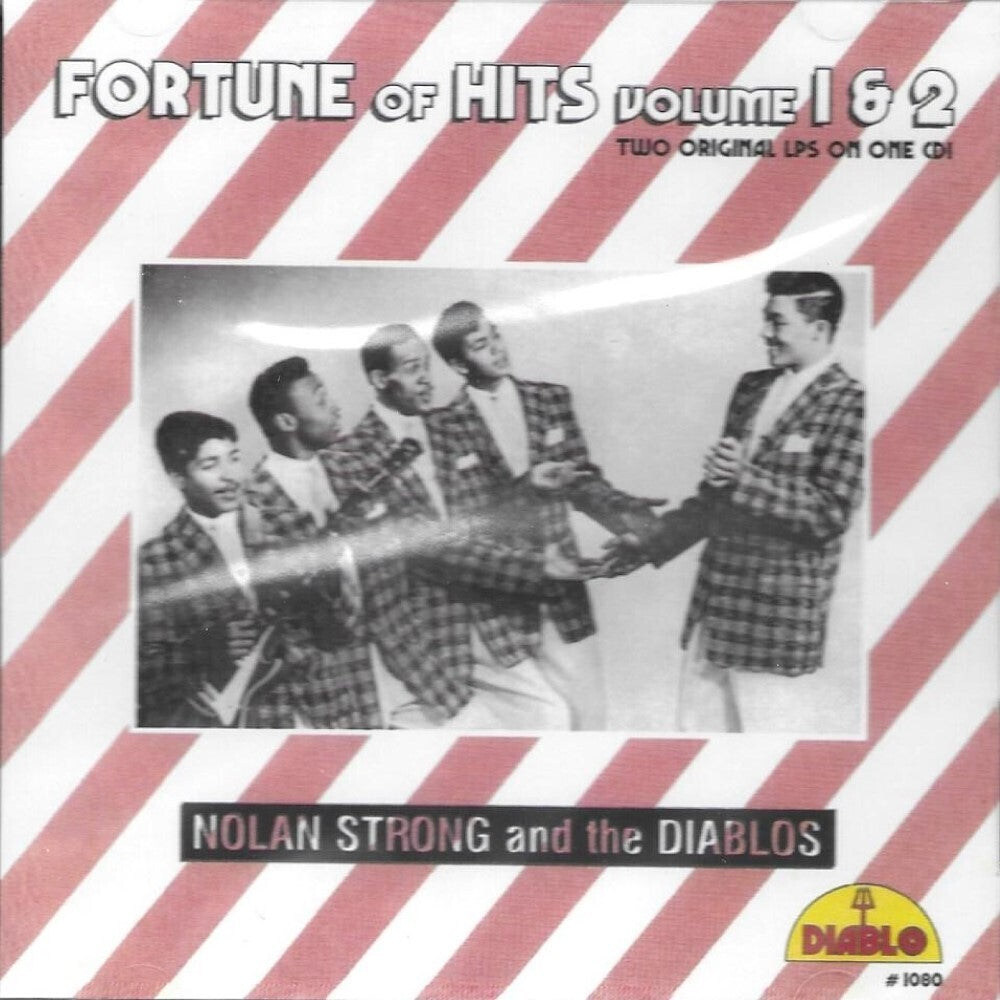 the album cover for Nolan Strong  / Diablos - Fortune Of Hits 1 & 2