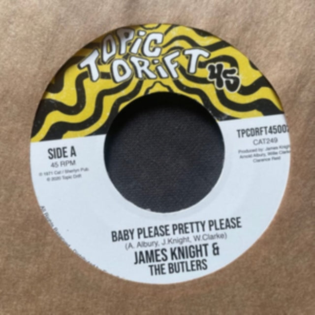 James & The Butlers Knight - Baby Please Pretty Please/Space Guitar - 7 Inch Vinyl Record