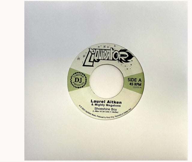 Laurel & Mighty Megatons Aitken - Shoeshine Boy B/W Woman A Go Mad Me - 7 Inch Vinyl Record