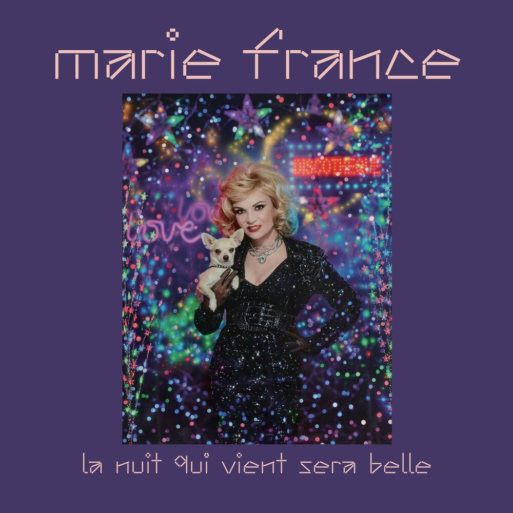 the album cover for Marie France - La Nuit Qui Vient Sera Belle