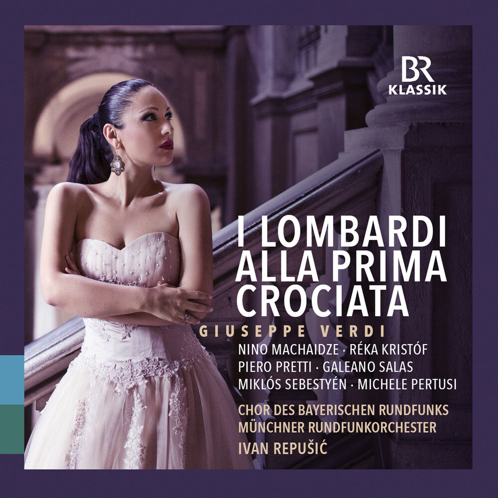 the album cover for Verdi / Solera / Munich Radio Orchestra - I Lombardi
