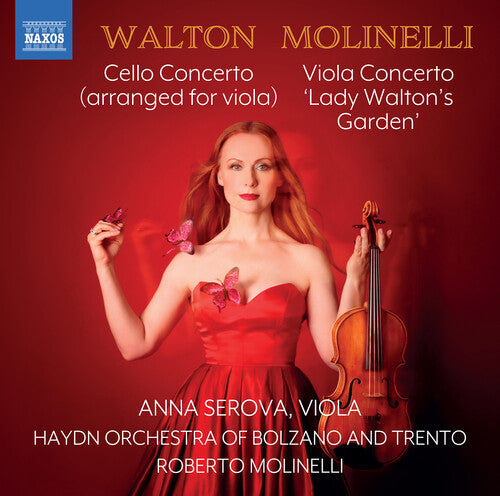 Molinelli / Walton / Serova - Cello Concerto (arr. For Viola & Orchestra) - Music CD
