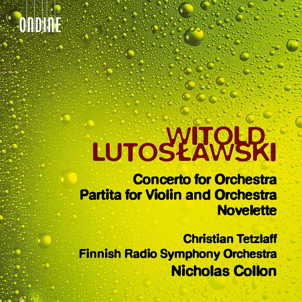 Concerto For Orchestra Partita For Violin & Orch Music CD