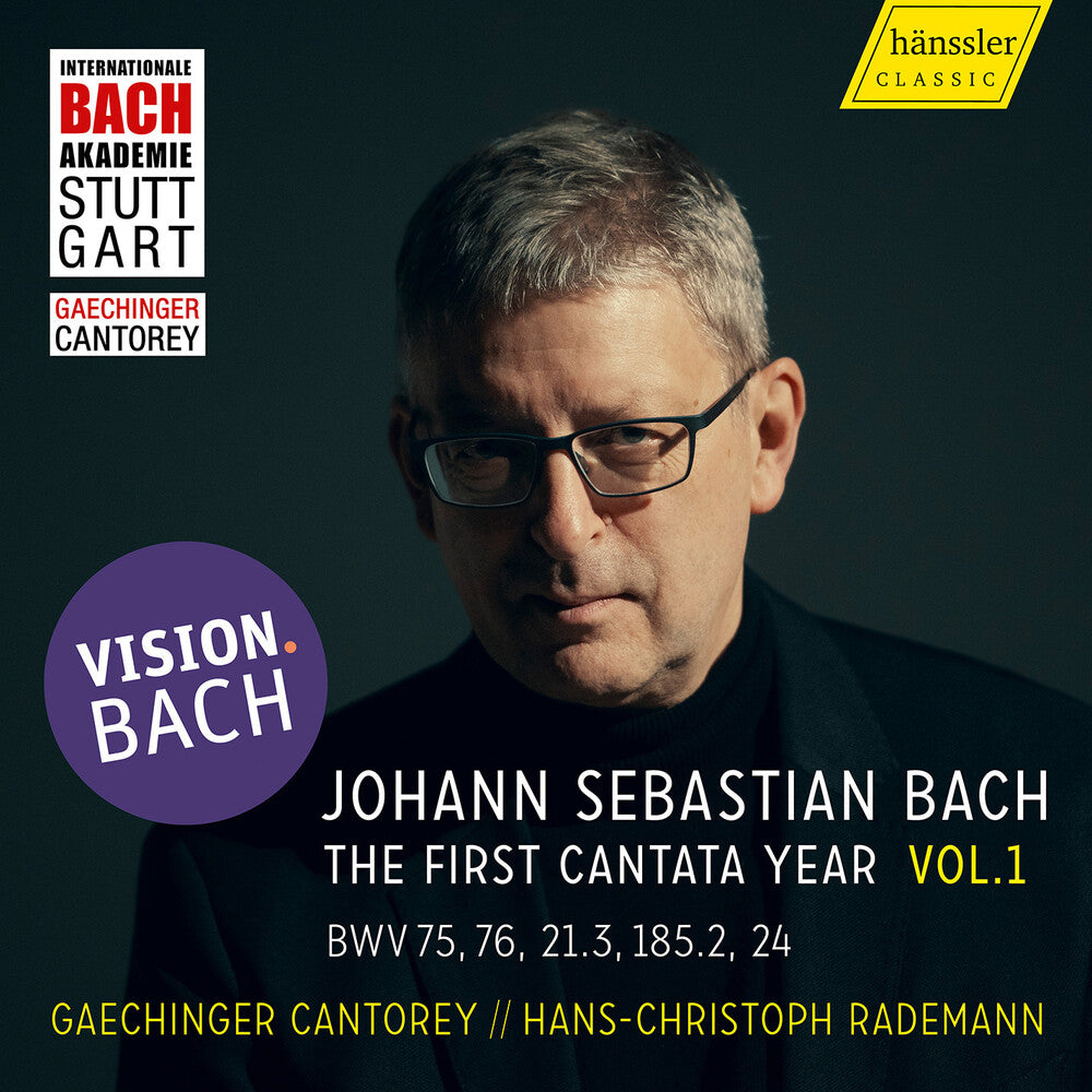 the album cover for J Bach .S. / Schnur / Feuersinger - Vision.Bach Vol. 1 - The First Cantata Year