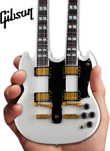 Axe Hvn Gg224ah Gibson Sg Eds1275 Doubleneck White - Axe Hvn Gg224ah Gibson Sg Eds1275 Doubleneck White - Collectibles