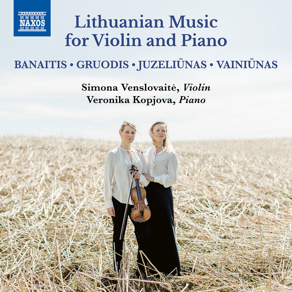the album cover for Banaitis / Vainiunas / Kopjova - Lithuanian Music For Violin & Piano