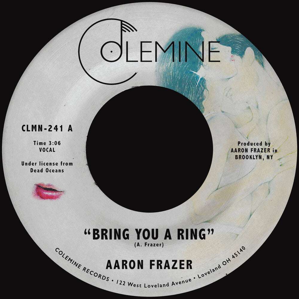 the album cover for Aaron Frazer - Bring You A Ring / You Don't Wanna Be My Baby [Vinyl Single]