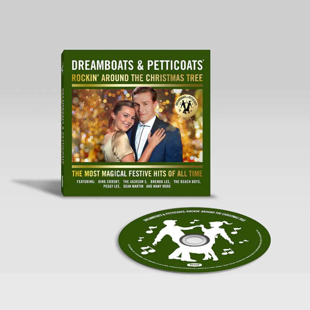 the album cover for Dreamboats & Petticoats: Rockin Around Xmas Tree - Dreamboats & Petticoats: Rockin Around Xmas Tree