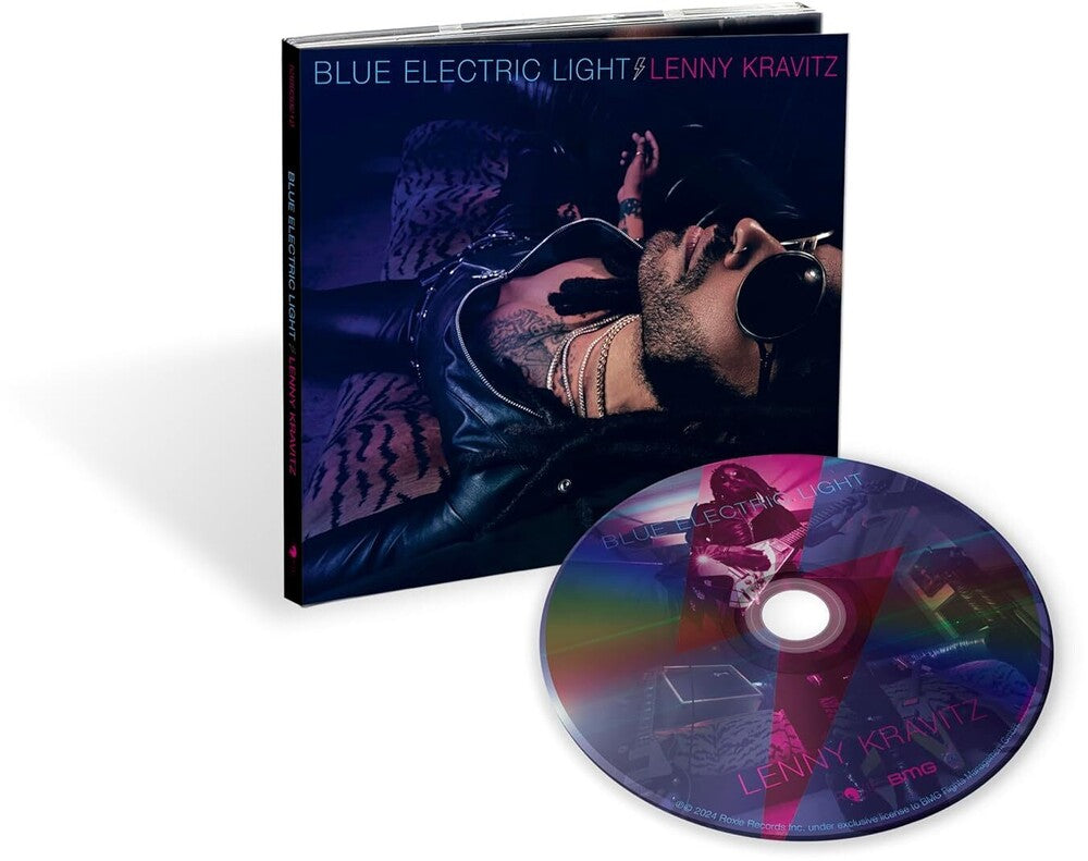 the album cover for Lenny Kravitz - Blue Electric Light