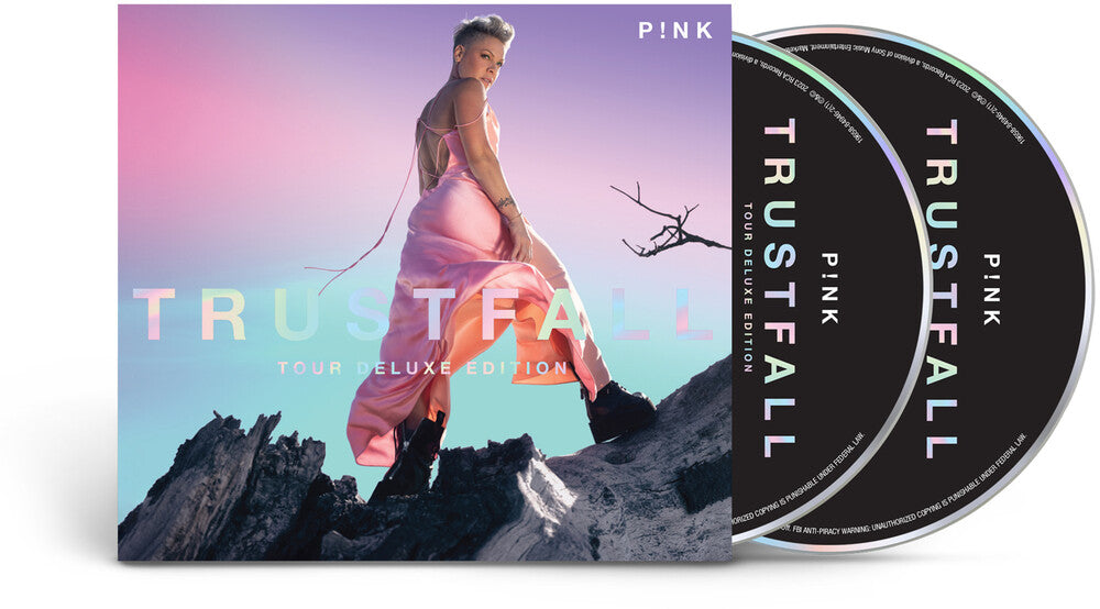 the album cover for P!NK - TRUSTFALL: Tour Deluxe Edition [2CD]