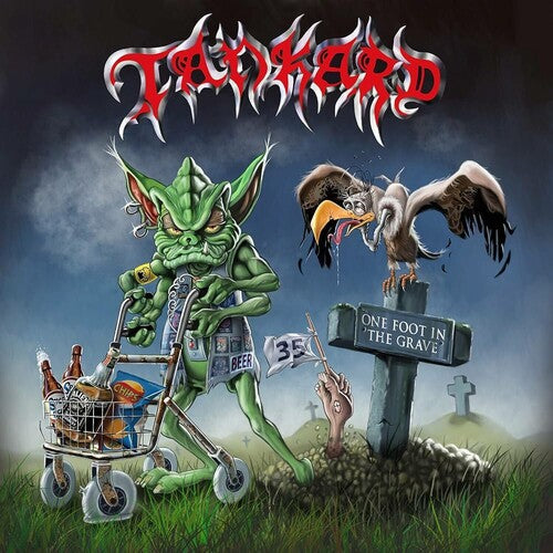 Tankard - One Foot In The Grave [Black/Red/White] Vinyl Record