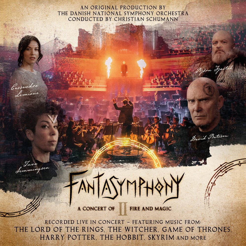 the album cover for Danish National Symphony Orchestra - Fantasymphony Ii - A Concert Of Fire & Magic [Digipak]