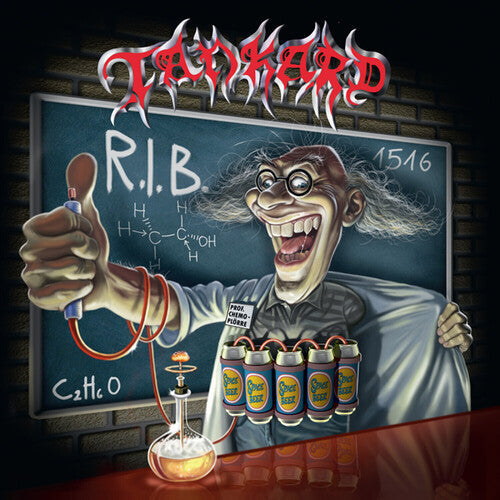 Tankard - R.i.b. - Red/white/black Splatter Vinyl Record