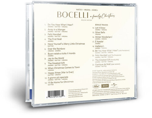 Andrea Bocelli - A Family Christmas (Deluxe Edition) Music CD