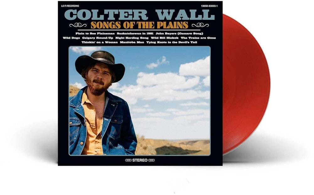 Colter Wall - Songs of the Plains [Red Opaque LP] Vinyl Record