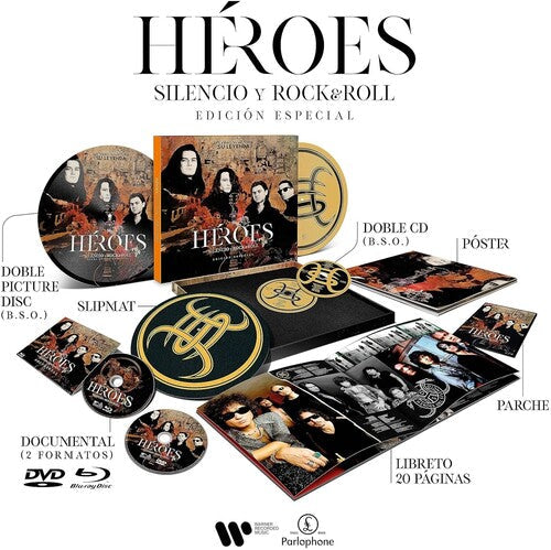 Héroes del Silencio - Heroes: Silencio Y Rock & Roll - Ltd Special Edition Box - [2LP Picture Disc/2CD/Blu-ray] Vinyl Record