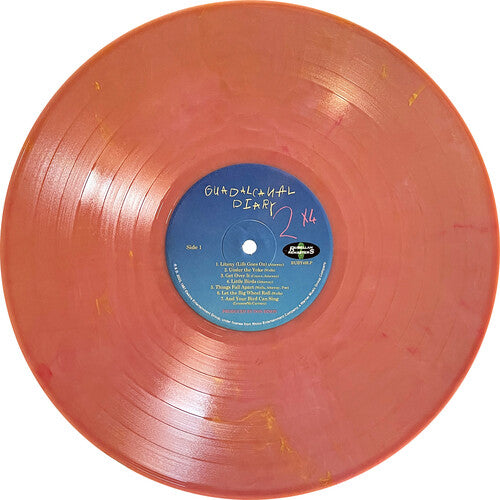 Guadalcanal Diary - 2 X 4 - Pink/yellow Swirl Vinyl Record