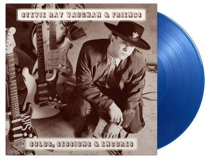 Stevie Ray Vaughan - Solos Sessions & Encores [Translucent Blue]  Vinyl Record