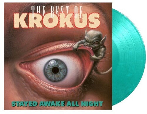 Krokus - Stayed Awake All Night [Green/White Marble] Vinyl Record