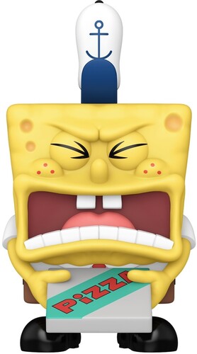 Funko Pop Television - Pop Spongebob Squarepants Spongebob W Pizza - Collectibles