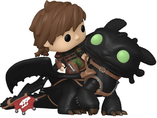 Funko Pop Rides Deluxe - Deluxe How To Train Your Dragon Hiccup W Toothless - Collectibles