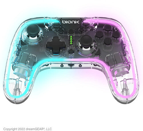 Bionik Bnk9099 Nin Swth Neoglow Controler Clear - Bionik Bnk9099 Nin Swth Neoglow Controler Clear - Game Accessories
