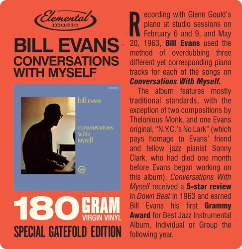 Bill Evans - Conversations With Myself Vinyl Record