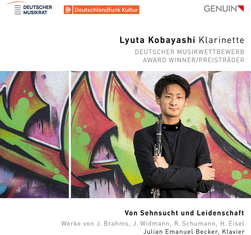 the album cover for Brahms / Eisel / Kobayashi - Von Sehnsucht Und Leidenschaft