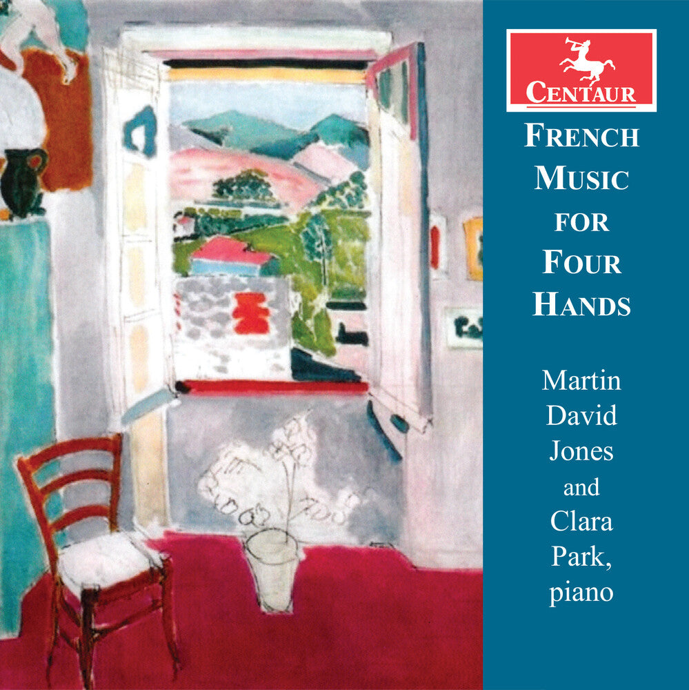 the album cover for Caplet / Milhaud / Jones - French Music For Four Hands