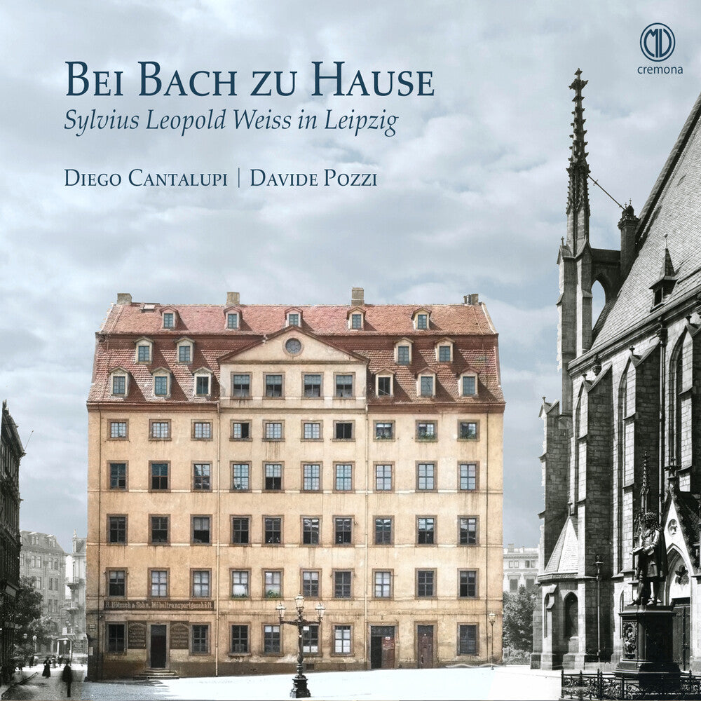 the album cover for J Bach .S. / Weiss / Cantalupi - Bei Bach Zu Hause - Sylvius Leopold Weiss In