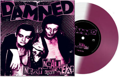The Damned - Neat Neat Neat - Purple/white Vinyl Record