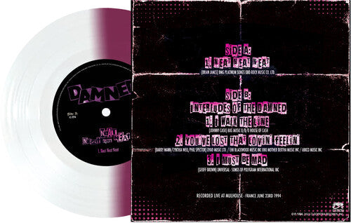 The Damned - Neat Neat Neat - Purple/white Vinyl Record
