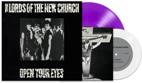 The Lords of the New Church - Open Your Eyes - Purple / White Vinyl Record