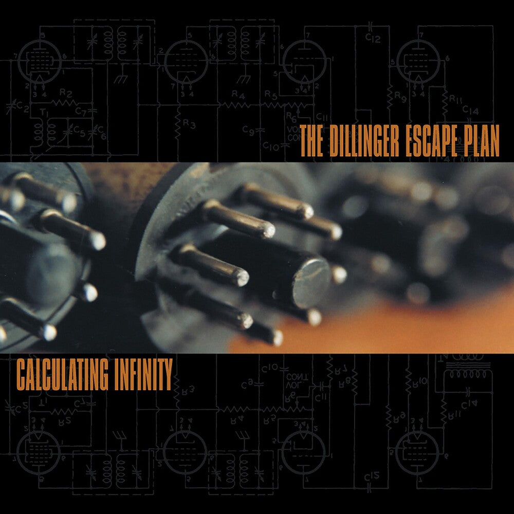 The Dillinger Escape Plan - Calculating Infinity [Halloween Orange, Metallic Silver and Black Tri Color Merge] Vinyl Record
