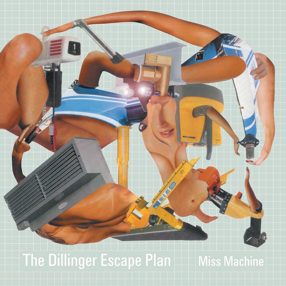 The Dillinger Escape Plan - Miss Machine [Mint Green, White and Metallic Silver Tri Color Merge LP] Vinyl Record