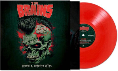 The Brains - Friends & Zombified Antics - Red Vinyl Record