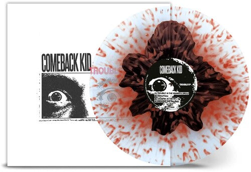 Comeback Kid - Trouble EP - Clear/Black Yolk W Red Splatter Vinyl Record