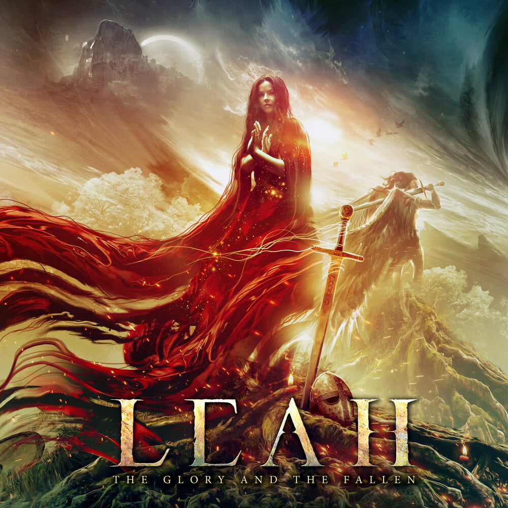 the album cover for LEAH - The Glory And The Fallen