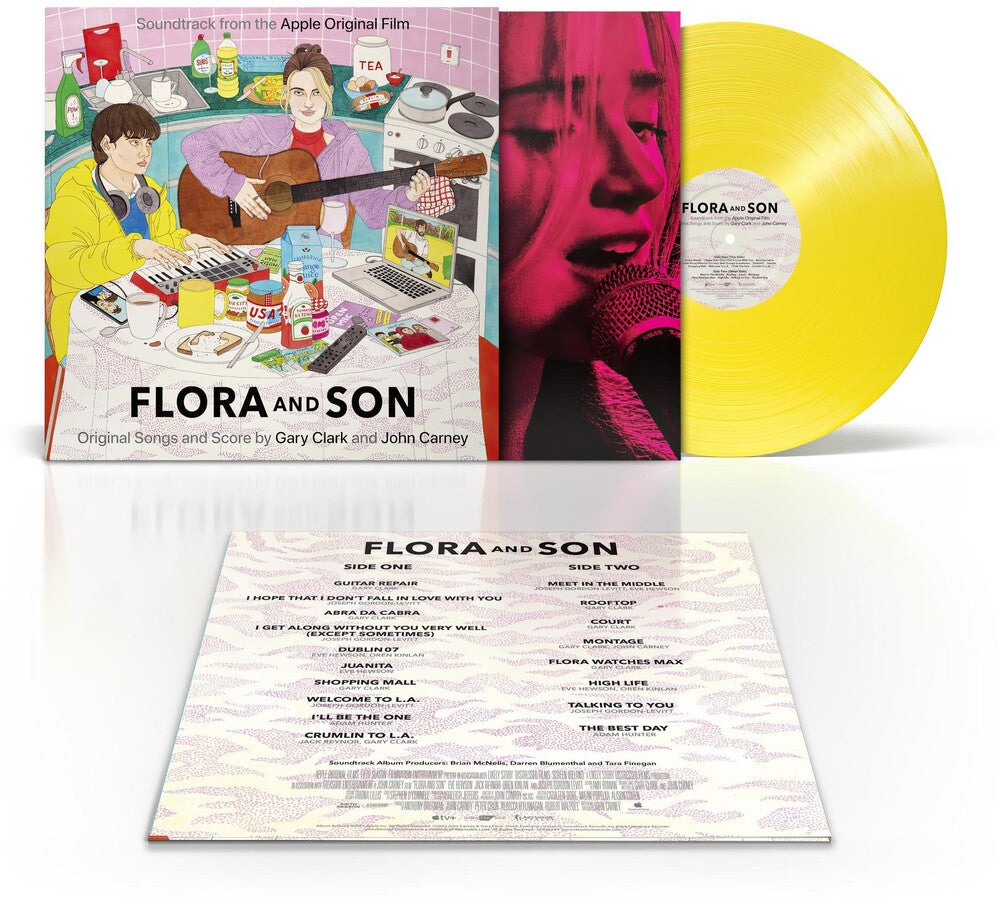 the album cover for Gary Clark - Flora and Son (Soundtrack For The Original Apple Film) [Limited Edition Yellow LP]