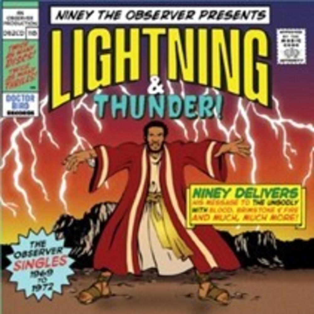 the album cover for Niney The Observer Presents Lighthing & Thunder - Niney The Observer Presents Lighthing & Thunder